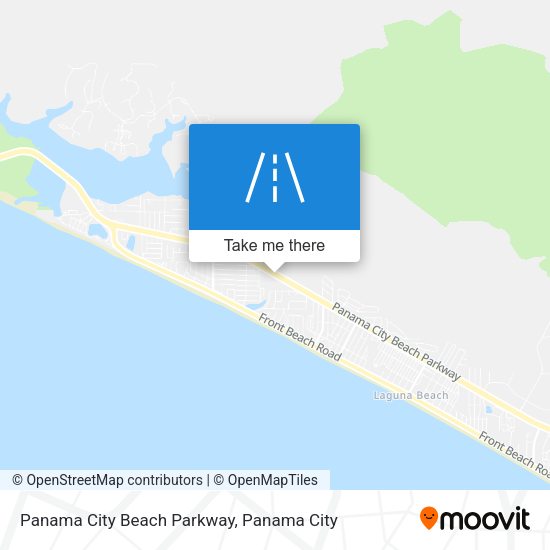 Mapa de Panama City Beach Parkway