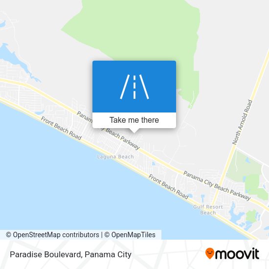 Mapa de Paradise Boulevard