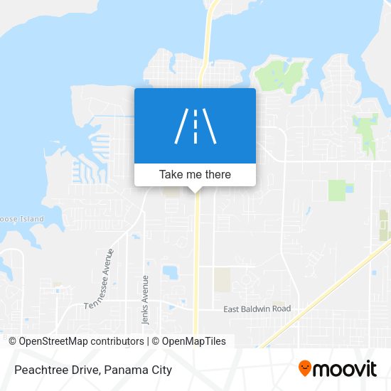 Mapa de Peachtree Drive
