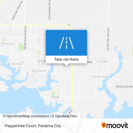 Mapa de Peppertree Court