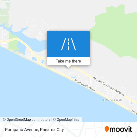 Pompano Avenue map