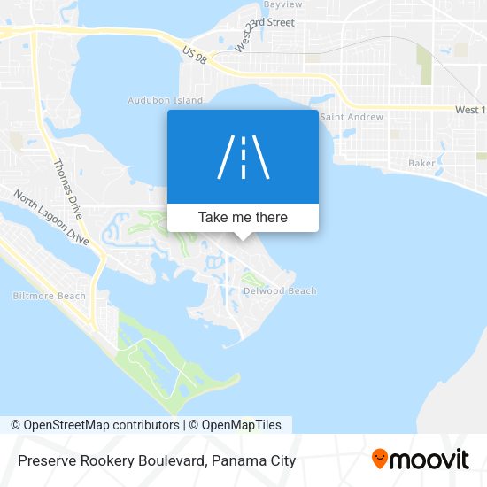 Preserve Rookery Boulevard map