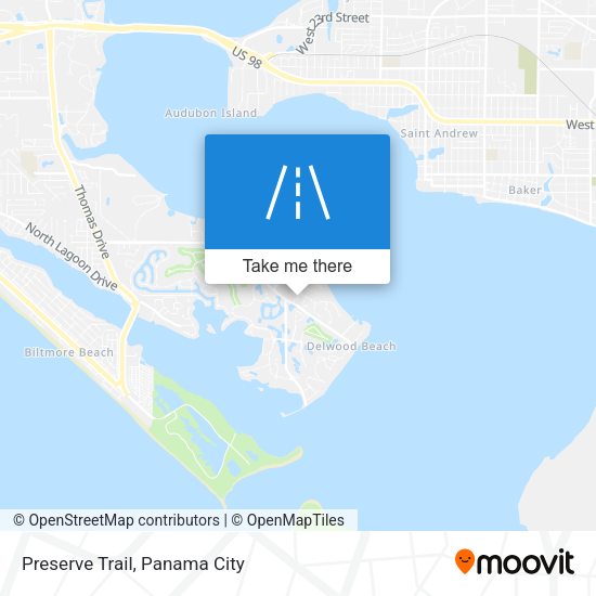 Preserve Trail map