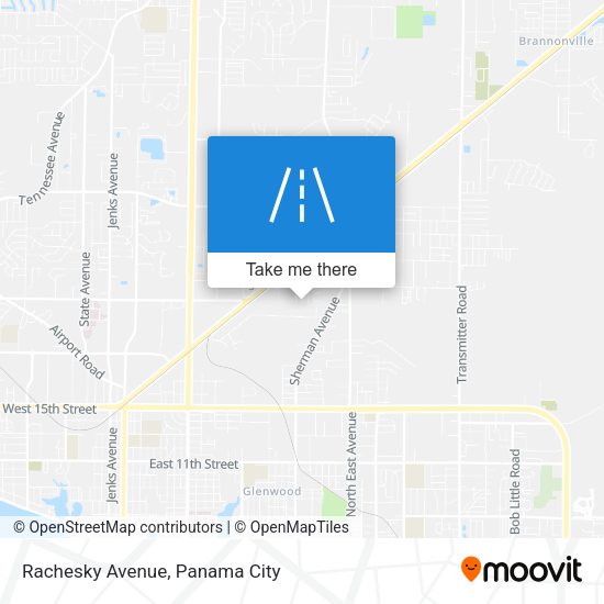 Mapa de Rachesky Avenue