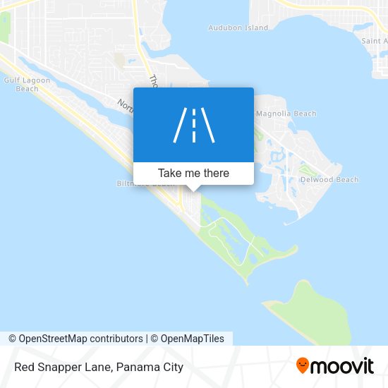 Red Snapper Lane map