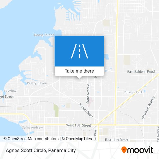 Agnes Scott Circle map