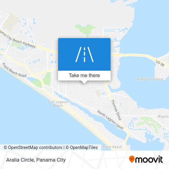 Aralia Circle map