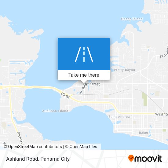 Mapa de Ashland Road