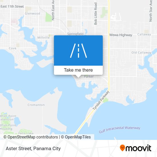 Mapa de Aster Street