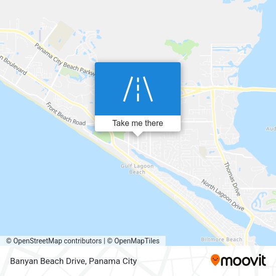 Banyan Beach Drive map