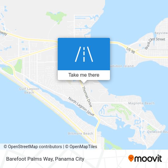 Mapa de Barefoot Palms Way