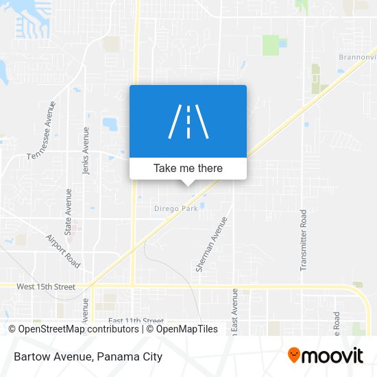 Mapa de Bartow Avenue