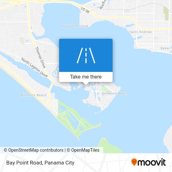 Mapa de Bay Point Road