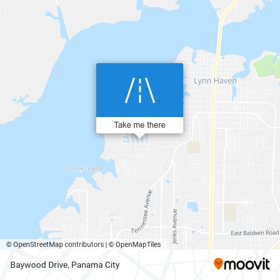 Baywood Drive map