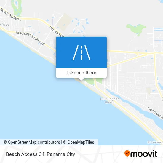 Beach Access 34 map