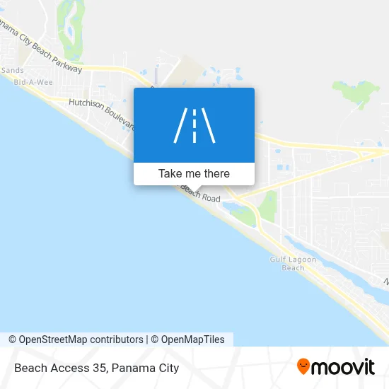 Beach Access 35 map