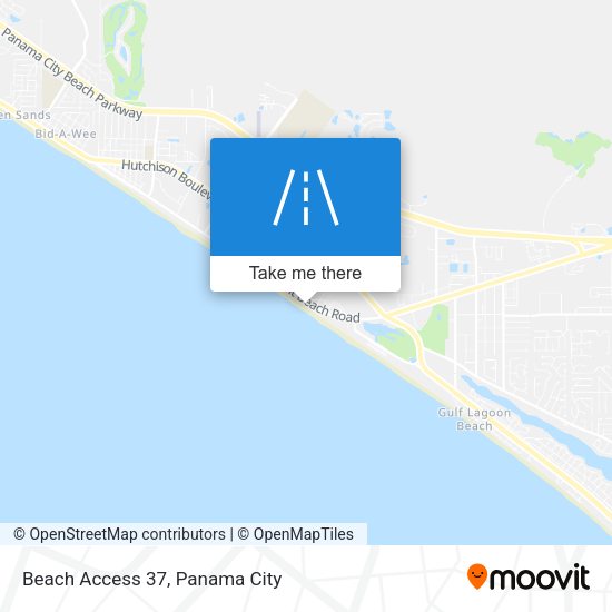 Beach Access 37 map