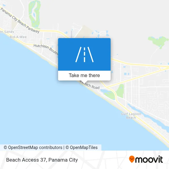 Beach Access 37 map