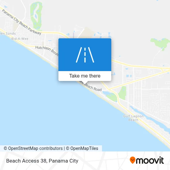 Beach Access 38 map