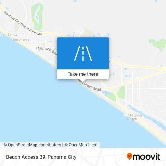 Beach Access 39 map