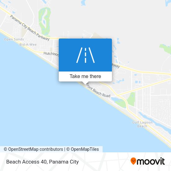 Beach Access 40 map