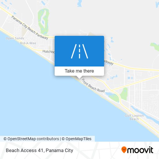 Beach Access 41 map