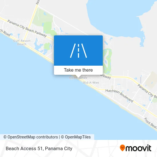 Beach Access 51 map