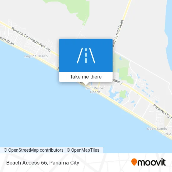 Beach Access 66 map