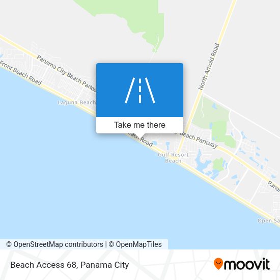 Beach Access 68 map