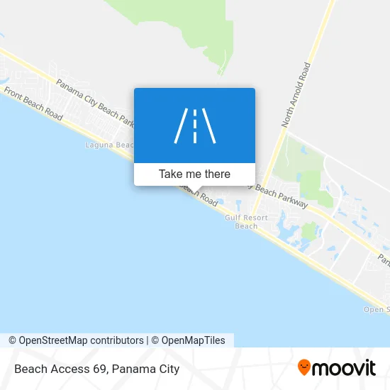 Beach Access 69 map