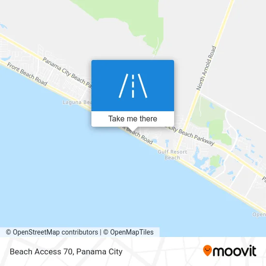 Beach Access 70 map