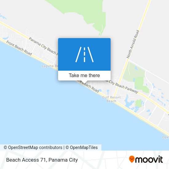 Mapa de Beach Access 71