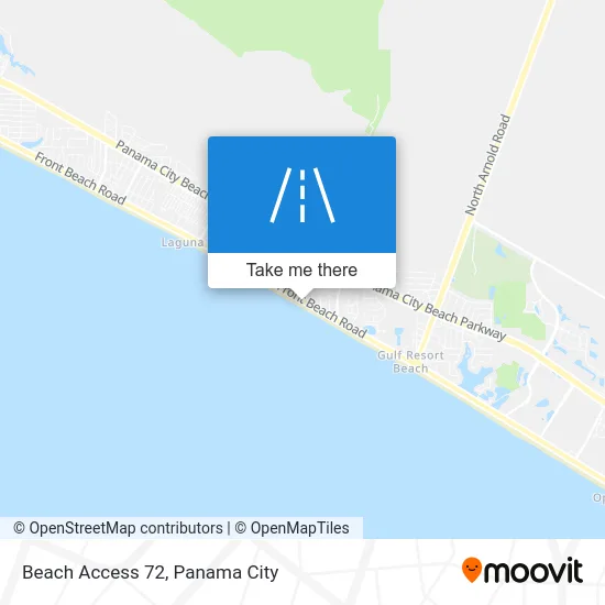 Beach Access 72 map