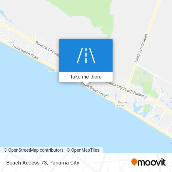 Beach Access 73 map