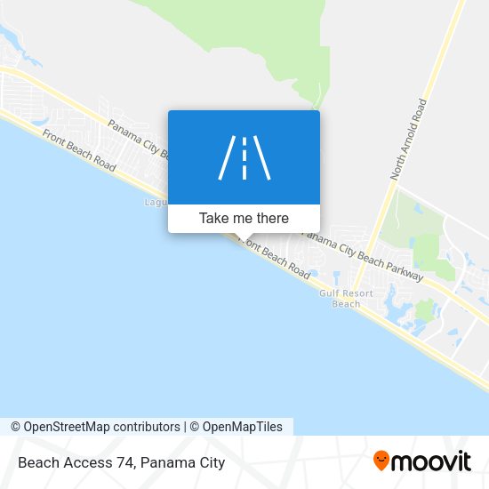 Beach Access 74 map