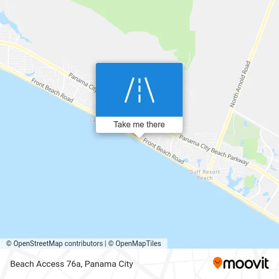 Beach Access 76a map