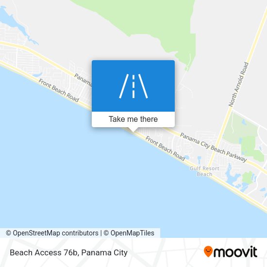 Mapa de Beach Access 76b