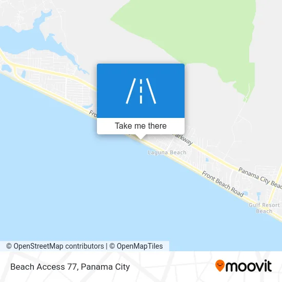 Beach Access 77 map