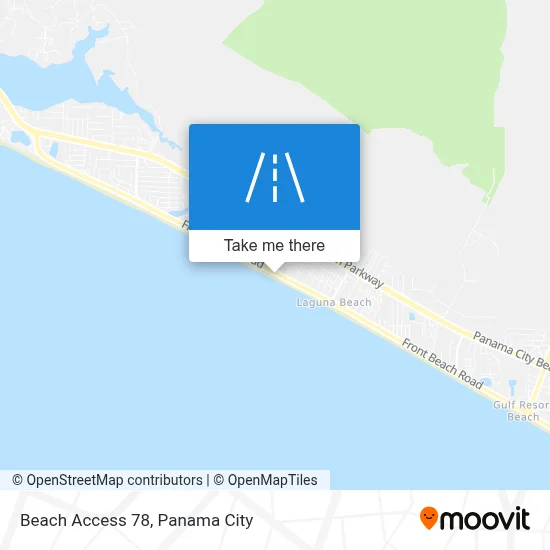 Beach Access 78 map