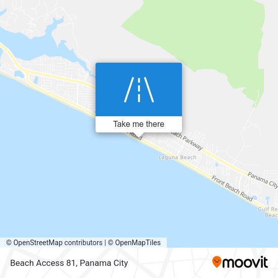 Mapa de Beach Access 81
