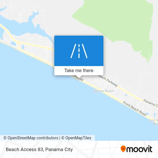 Beach Access 83 map