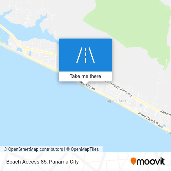 Beach Access 85 map