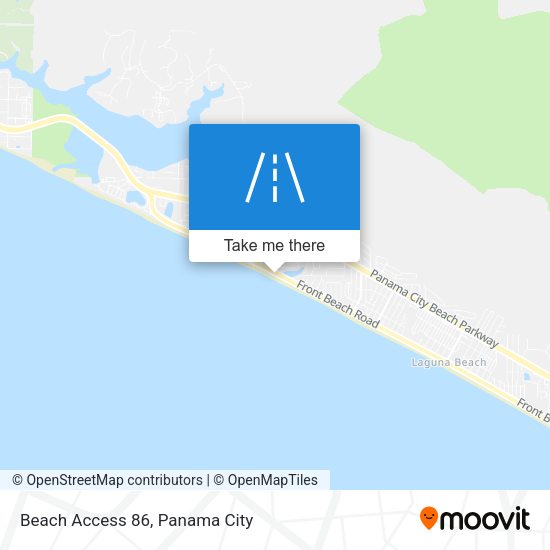 Mapa de Beach Access 86