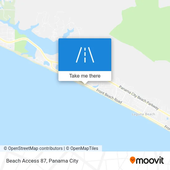Beach Access 87 map
