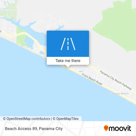 Beach Access 89 map