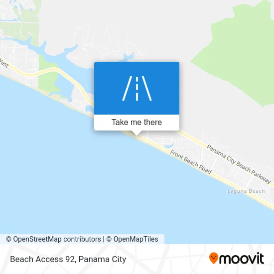 Beach Access 92 map