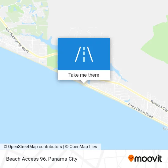 Beach Access 96 map