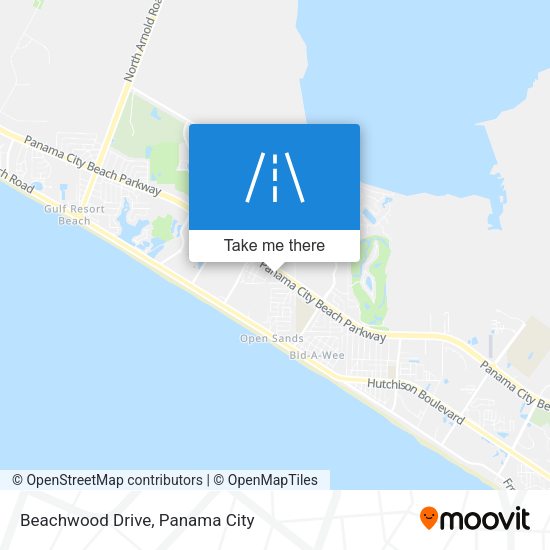 Mapa de Beachwood Drive