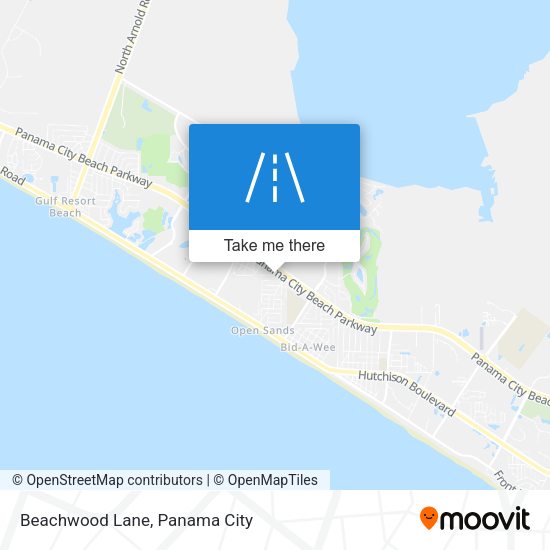 Beachwood Lane map