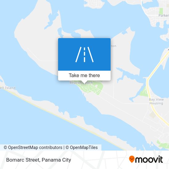 Mapa de Bomarc Street